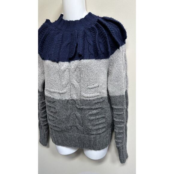 Unbranded Sweater Pullover Colorblock Made in France 38 S M Designer like Chanel - Picture 3 of 8